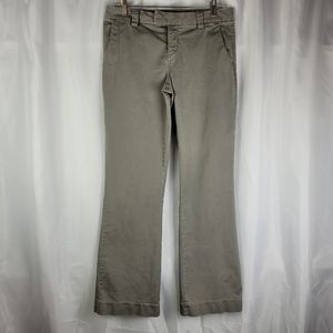 Volcom Y2K Womens Gray Don't Chi Know Flare Leg Trouser Pants Juniors Size 7